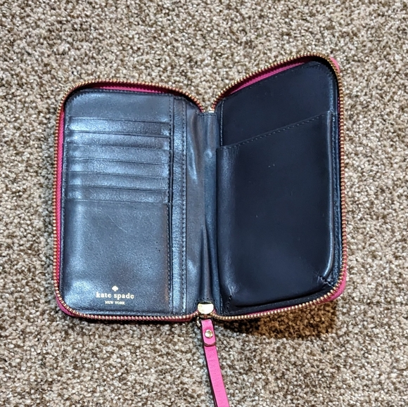 Kate Spade New York Pink Leather Wallet - Picture 2 of 6